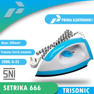 TRISONIC/YASAKA T-108 Setrika Listrik berkualitas PE 1