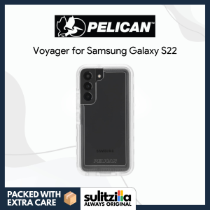 Pelican Voyager Series Case for Samsung Galaxy S22 - Clear