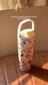 Owala Garden Collab FreeSip 30oz Stainless Water Bottle BPA Free Leak Proof Dual Sip Tumbler