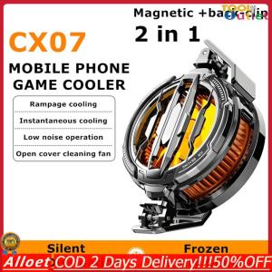 [ToolOutlet]Magnetic & Back Clip โทรศัพท์มือถือเครื่องทำความเย็นเครื่องทำความเย็น 15W RGB สำหรับ Android iPhone Pubg Game Cooler สำหรับ Tiktok Live Streaming