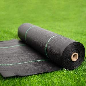 Dofia 100/200M Weed Control Barrier Fabric Weeding Cloth Black Degradable Film Weed Block Gardening Mat