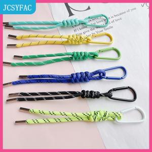 JCSYFAC  Nylon handmade dây Keychain Y2K Túi thời trang mặt dây chuyền trang sức tự làm mặt dây chuyền đầy màu sắc quà tặng