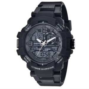 Jam tangan pria Digitec 2175 tali rubber dualtime original