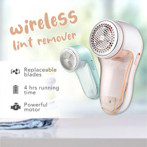 Lint Remover Fuzz Shaver Machine Wireless Cutting Shaving Cutter Lint Fuzz Ball for Sweater Jacket Curtain Carpet Clothes Towels Bedsheet Toys Baby Clothes Linen Wool Winter Clothing Pembuang Bulu Baju 修毛球器