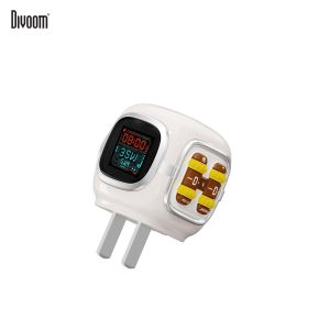 Sạc nhanh PD 35W Dipow Divoom màn hình LED Pixel cổng USB-C chân gập 90 độ chống quá tải và đoản mạch - Chính hãng