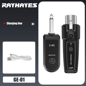 RAYHAYES Wireless Mic Converter for Transmitter Wireless Microphone Wire To Wireless