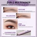 BARENBLISS Like A Pro! Shockproof DuraBrow Pomade Korea / Eyebrow & Eyeliner Pomade 2g / Up To 24H Long Lasting / Waterproof Sweatproof Smudgeproof / Membentuk Menutrisi Menebalkan Alis / Natural Bold / Color Dark Brown Grey / Cosmetic Eyes Makeup Series. 