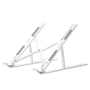 Portable Laptop Stand Foldable Adjustable Non-Slip Pad heat dissipation stand Black/White/Pink