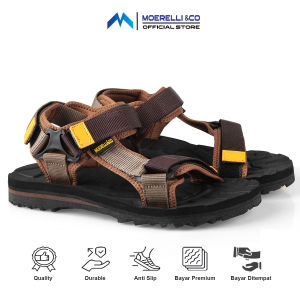 Sendal Gunung Advanture Moerelli &Co Sandal Trekking Salvio Coklat Natural MR4101 Kualitas Premium