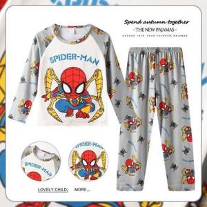 2025 Kids Pajama Set For Girls/Boys Cute Cartoon Long Sleeve Sleepwear Ultra Soft Stretch Baju Tidur Anak Kuromi Style