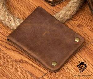 Tauren กระเป๋าสตรางค์หนังเเท้ crazy horse รุ่น T-006