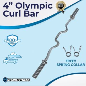 Stark Fitness 4 Olympic Curl Bar