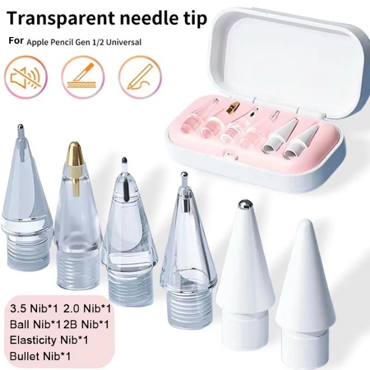 6Pcs/Set Replacement Pencil Tips for Apple Pencil Pro