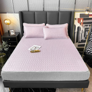 Chiếu điều hòa MELLOW BEDDING cao su non thiên nhiên loại 1m6x2m 1m8 x2m tặng kèm 2 vỏ áo gối