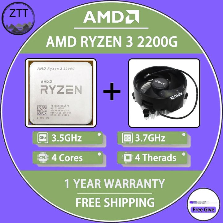 Cpu Ryzen 2200g Integrated Graphics Ryzen Am3+ Cpu With Integrated