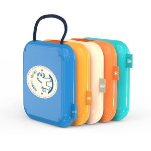 RIACHTAIS Folding Busy Cube Toy Puzzle with Mirror Sensory Board Intelligent Cube Montessori Multifunctional Stacking Toy Kids Activity Center