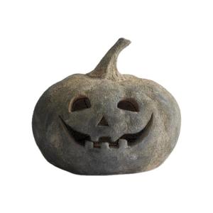 Jacks O lanterns Handmade Terracottas Pumpkin Holders Halloween Pumpkin Decors Holiday Party Table Centerpieces