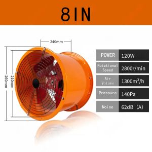 8/10/12/14/16/20IN Axial fan industrial exhaust fan Multiple Sizes high power ventilation fan strong exhaust fan