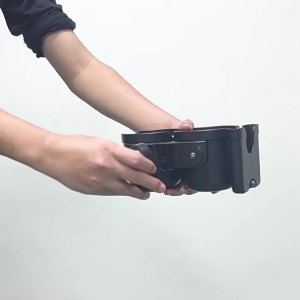 Bottle Organiser Pushchair Stroller Wheelchair Walker Double Cup Holder 360° Rotation Beverage with Phone Holder