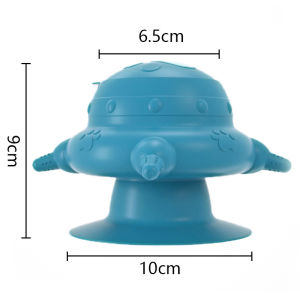 Silicone Suction CupNursing Bowl with Multiple Nipples for Cats and Dogs