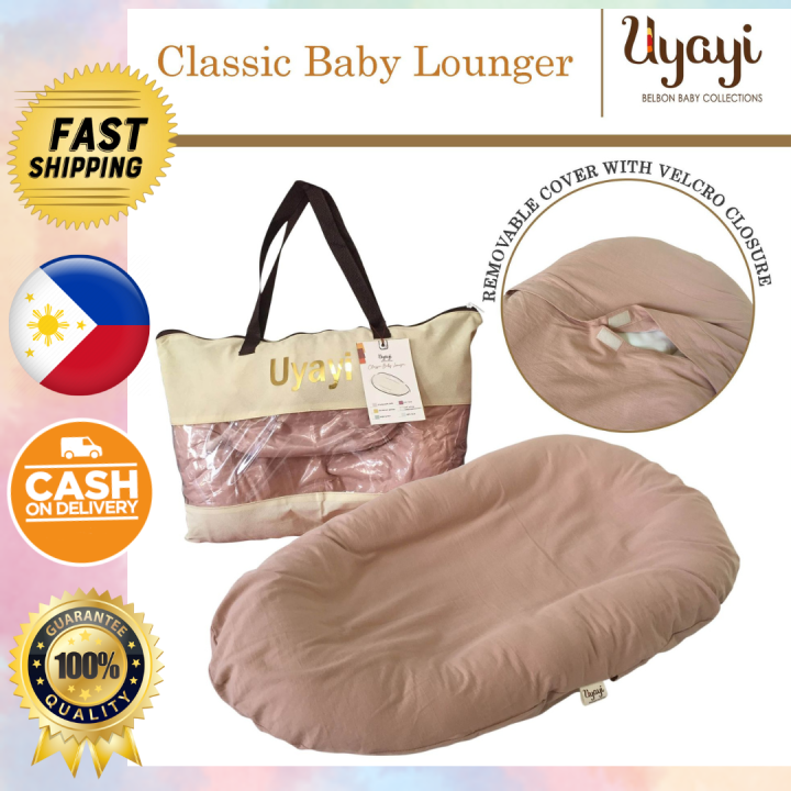 Baby Nest Soft, Cotton Linen, Aesthetic Baby Lounger and Simple