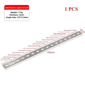 NEXTYOO 1Pcs Nẹp thẳng Giá đỡ góc Thép không gỉ Bằng phẳng Tấm kết nối Sửa chữa Sửa kết nối