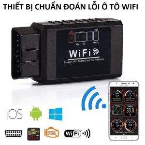 Đọc Xóa Lỗi Hiệu Quả: Máy OBD2 Wifi Tex - Bản Mới Màu Đen Loại Tốt