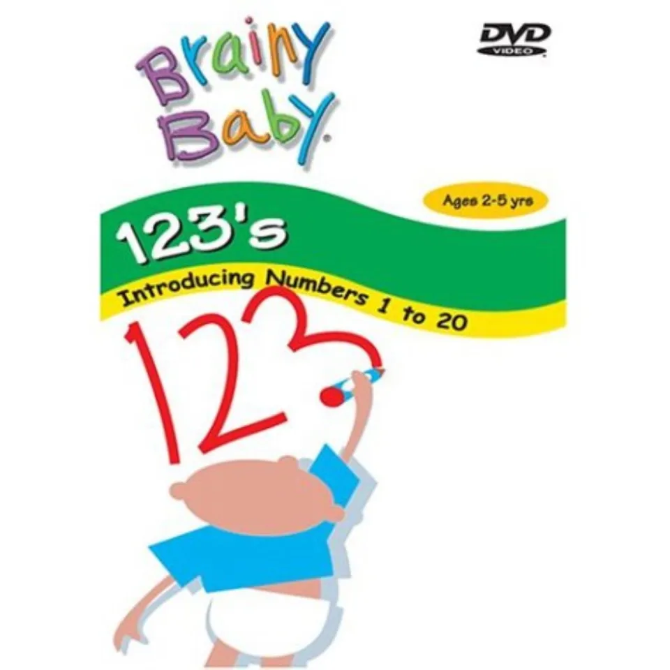 Brainy Baby Series 11 DVD Left Brain Right Brain ABC 123