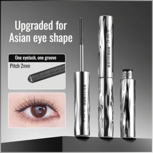 Steel Tube Mascara Bottom Creamy and Creamy Eyelash Shaping Cream Thick and Long Locking Color