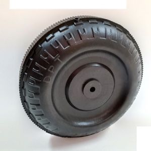 Bánh xe trước thay thế bánh xe sau thay thế cho xe ba bánh bằng nhựa đường kính 22cm