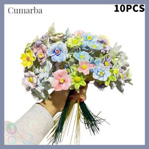 [Cumarba] Ceramic Flowers Jingdezhen High Temperature Handmade Simulation Flowers Eternal Life Flower Decorations Creative Gifts Home Furn