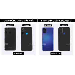 Ốp lưng bảo vệ chân sạc Samsung A21/ A21S chống trơn trượt-Cool Case
