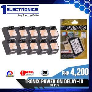 1Electronics Tronix POD-10 Power on Delay POD10 / POD 10 Appliance Protector & Energy Saver Voltage Surge Protector Power Surge Protector Accessory 100% Philippine Made 1 year warranty Accessory