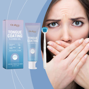 new Tongue Cleaner For Remove Tongue Coating Inhibit Oral Bacteria Improve Bad Breath Freshener Tongue Cleansing Gel Toothbrush Set Free Shipping