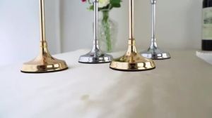 Crystal Tea Light Candle Holder Set Romantic Dinner Table Sparklers Wedding Decor Candela Tealigh