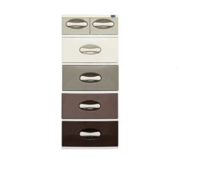 Lemari pakaian plastik Rovega Trendy Susun 5 CTR 537 [ROVBOX]