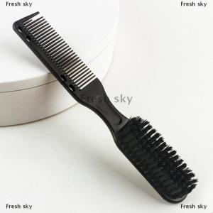 [COD] Fresh sky Beard Comb Scissors Cleaning Brush Salon Supply Barber Hair Styling Tool