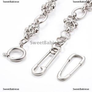 [COD] SweetBabiese 5pcs thép không gỉ giấy Clip hình Mặt dây chuyền đối với trang sức làm nguồn cung cấp DIY Vòng Cổ Vòng đeo tay kết nối phụ kiện