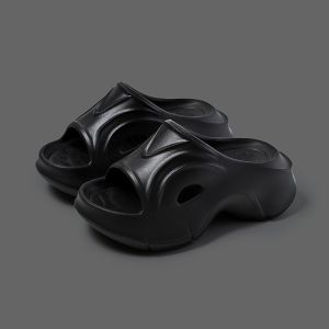 [Free Shipping] New high-heeled sandals for women summer outdoor wear thick-soled height-increasing fashion sandals non-slip beach high-heeled sandals