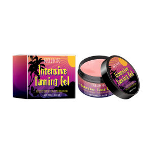 Eelhoe Peach Intensive Tanning Gel Natural Tanning Accelerator Paste Gel Tanning Creams For Sunbeds & Outdoor Effective Shine Brown Tanning Cream Brown Wheat Booster Beach Sunbath Face Body Self Tanner Lotion Cream Health Care