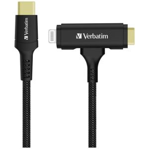 Verbatim USB-C & Lightning 2-in-1 Cable (120cm)