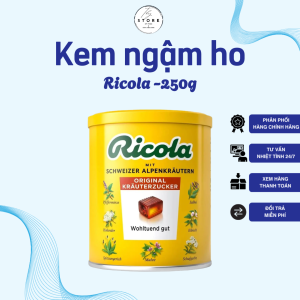 Kẹo Ngậm Ricola Original Thụy sĩ 180 Viên – Giảm Ho Giảm Khàn Giọng – Hộp 250g