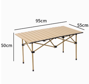 camp table Outdoor Folding Table Aluminum Alloy Picnic camping Barbecue gathering Table Portable