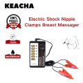 1set Electric Shock Nipple Clamps Breast Massager SM Bondage E-stim Clitoriss Clips Electro  Stimulation Sex Games. 