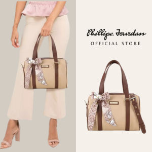 Phillipe Jourdan Frida Tote Bag Wanita Cream (Nylon)