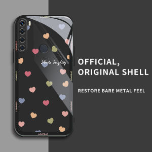 สำหรับ Xiaomi Redmi Note 8 เคสศัพท์ป้องกันการตกที่มีหัวใจเล็กๆ มากมาย สไตล์ทันสมัย