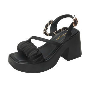 Womens high heels New thick-soled soft-soled shoes Elegant chunky heels High heels