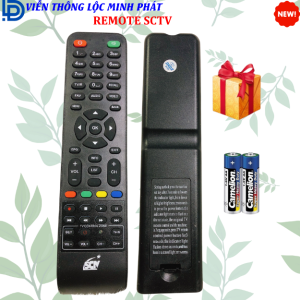 REMOTE ĐIỀU KHIỂN TRUYỀN HÌNH CÁP SCTV MẪU 1 - REMOTE SCTV Tặng kèm pin