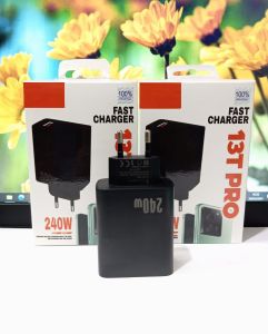 Batok Adaptor XM 13T PRO Fast Charger 240W Support Fast Charging