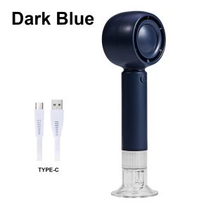 [✅SG Ready Stock] Portable Handheld Fan USB Rechargeable  Mini Fan 3 Gear Strong Wind Outdoor Fan with Light Hook 发光小风扇